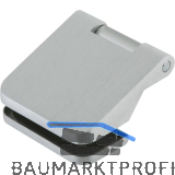DORMA-Glas T�rband Fl�gelteil Junior Office 11.230, 38,5 mm, silber eloxiert
