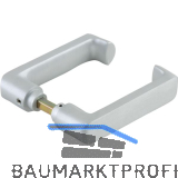 DORMA-Glas Dr�ckerpaar 10.314, 8 mm, silber eloxiert