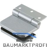 DORMA-Glas T�rband m.Rahmenteil Junior Office 12.090,Glas 8-10mm,silber eloxiert