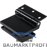 DORMA-Glas T�rband m. Rahmenteil Junior Office Classic 12.091, schwarz RAL9005