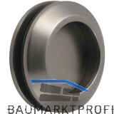 KWS Schiebet�rmuschelpaar 5250 rund, Glasst�rke 8 - 13 mm, Edelstahl-Effekt