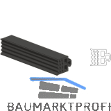 Dichtung Basisprofil AL-EPDM 8/10/12, Kunststoff schwarz
