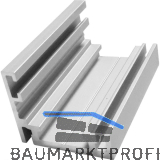 Basisprofil 41AL-Frame-D silber eloxiert
