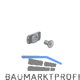 Hammerkopfmutter AL-Office-H, Aluminium roh