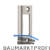 Winkelschlie�blech 10.401, Falztiefe 24 mm, Edelstahl-Effekt
