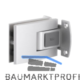 Pendelt�rbeschlag Tensor Glas-Wand, Feststellpunkt 90�,Aluminium silber eloxiert