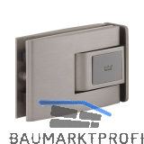 Pendelt�rbeschlag Tensor Glas-Zarge, Feststellpunkt 90�, Edelstahl-Effekt