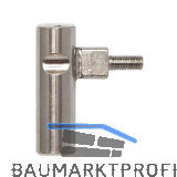 T�rband Rahmenteil INCANTO 3-tlg. gekr�pft, Bandh�he 48,5 mm,Stahl vernickelt