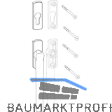 HAUTAU ATRIUM HKS Drehgriff 201 EG-PZ au�en, Einlassgetriebe, silber eloxiert