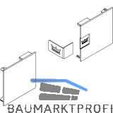 DORMA-Glas Muto 150 Abdeckkappen Wand-/Deckenmontage Aluminium silber eloxiert