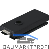 Schloss Studio Classic unversperrbar, Glas 8 mm, Alu schwarz RAL 9005 (10.002)