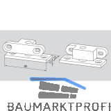 DORMA-Glas Bodenlager 01.137 f�r Feuchtr�ume, Kunststoff