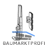 MACO SKB-Z Fehlbedienungssperren-Set, Euronut 7/8/4, rechts, silber (455742)