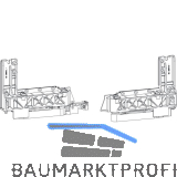 GU-966/150 Grundkarton Laufwagen, links, 150 kg