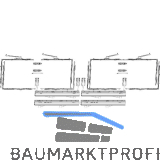 MACO SKB-Z Grundkarton, Schema C, 200 kg, Versatz 9 mm, silber (465373)