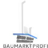 GU-966 Getriebe-Drehgriff DIRIGENT, sperrbar, Aussperrsicherung, wei�, rechts