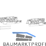 GU-966/150 Grundkarton Tandemlaufwagen, links, 150 kg