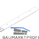 DORMA-Glas Muto 80 Laufschiene auf Ma� Deckenmontage Edelstahl-Effekt