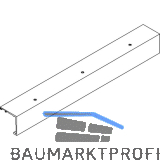 DORMA-Glas Muto 150 Laufschiene auf Ma� Deckenmontage Edelstahl-Effekt