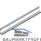 DORMA-Glas Muto 150 Abdeckprofil auf Ma� Edelstahl-Effekt