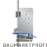 KFV Einstemmschloss (nach DIN) 154 1/2 PZW, links, DM80, eckig, altsilberfarbig