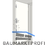 KFV MFV-Schloss AS2600 Genius CA XF Flachstulp 2170x20x2,5 mm,eckig, Edelstahl