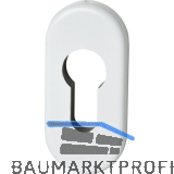 FSB Zylinderrosette 17 1757 oval 32,5 x70 x 7, Aluminium wei�