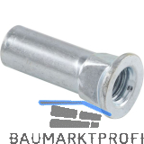 Stahlgewindeh�lse M5, L�nge 18 mm, Stahl verzinkt