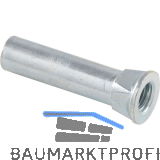 Stahlgewindeh�lse M5, L�nge 26 mm, Stahl verzinkt