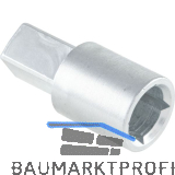 Stiftverl�ngerung f�r Fenstergriffe mit 7 mm Vierkantstift, Stahl verzinkt