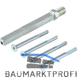 Wechselstiftset Vierkantstift 8/8,5 abgesetzt 110 mm, Stahl verzinkt