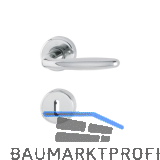 HOPPE Dr�ckergarnitur ROISSY - auf Rosette BB, Messing verchromt
