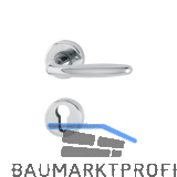 HOPPE Dr�ckergarnitur ROISSY - auf Rosette PZ, Messing verchromt