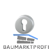 HOPPE Zylinderrosette PZ, � 52, H�he 8, Edelstahl matt