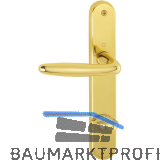 HOPPE Dr�ckergarnitur ROISSY - auf Schild WC 90, links, Messing poliert
