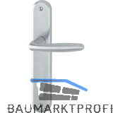HOPPE Dr�ckergarnitur ROISSY - auf Schild PZ 88, 35 - 54, Messing verchromt matt