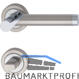 MARCHESI Dr�ckergarnitur ODIN - auf Rosette WC, verchromt/Edelstahl matt