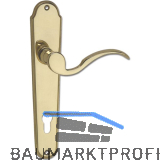 MARCHESI Dr�ckergarnitur L�FFELFORM/POSTHORN - auf Schild PZ 88, Messing poliert