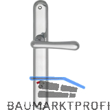 Dr�ckergarnitur ELEGANT WG 500 - auf Schild WC 90, 38 - 43, Alu poliert