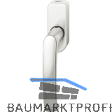 FSB Fenstergriff 34 1045 abschlie�bar ovale Rosette, Aluminium silber eloxiert