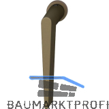 FSB Fenster-Steckgriff 34 1005 minimalistisch, Aluminium mittelbronzefarbig