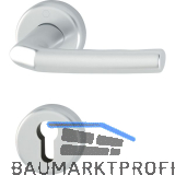 HOPPE Dr�ckergarnitur BIRMINGHAM - Rosette PZ, 37 - 42, silber eloxiert