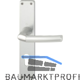 HOPPE Dr�ckergarnitur BIRMINGHAM - Schild PZ 88, 30 - 49, silber eloxiert