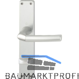 Dr�ckergarnitur BIRMINGHAM - auf Schild WC 90, 37 - 42, silber eloxiert