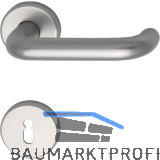 Dr�ckergarnitur WG 1700L - auf Rosette BB, 38 - 43, silber eloxiert