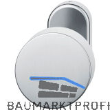 FSB FS-T�rknopf 07 0829 - auf Rosette, � 55 mm, fest vernietet, Edelstahl matt