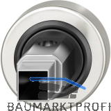 FSB Fenstergriff Adapter-Rosette rund, Aluminium silber eloxiert
