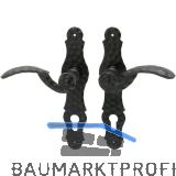 HALC� Dr�ckergarnitur SILL - auf Schild PZ 88, schwarz lackiert