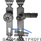 SCH�SSWENDER Wechselgarnitur TYROL - auf Schild PZ88, Rechts, schwarz passiviert