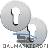 FSB Zylinderrosette rund 12 1735 00010 ASL, Edelstahl matt